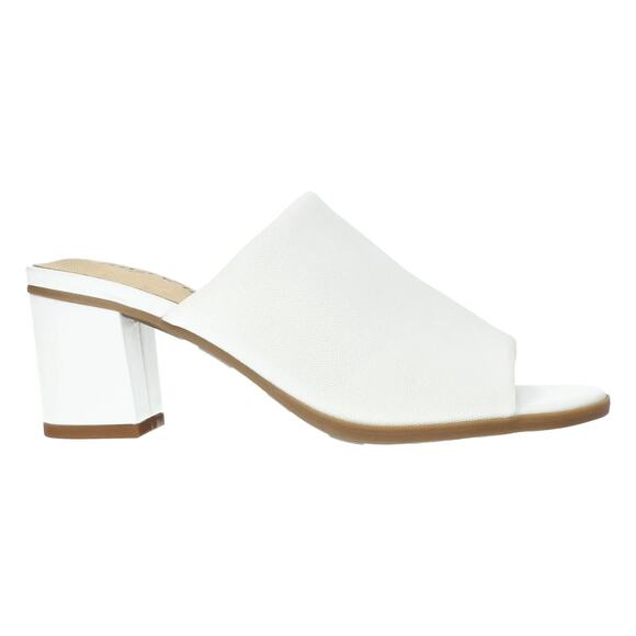 Easy Street Women's Carmella Stretch Fabric Mules, White Size 7.5M - Picture 2 of 7
